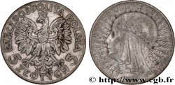 POLAND 5 Zlotych reine Jadwiga 1933 Varsovie
