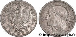 POLAND 2 Zlote Reine Jadwiga 1932 Varsovie