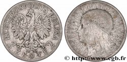POLOGNE 2 Zlote reine Jadwiga 1933 Varsovie