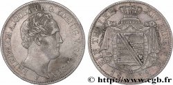 ALLEMAGNE - ROYAUME DE SAXE - FRÉDÉRIC-AUGUSTE II Thaler  1852 Dresde