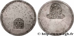 ESPAGNE - SIÈGE DE GÉRONE 5 Pesetas ou Duro 1808 Gérone TTB 