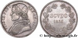 VATICAN - PIUS IX (Giovanni Maria Mastai Ferretti) 1 Scudo an VIII 1853 Rome