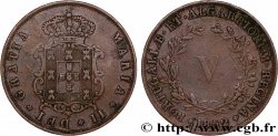 PORTUGAL -MARIE II  5 Réis  1852 