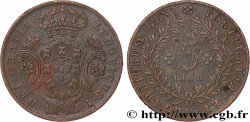 AÇORES 5 Réis Louis Ier 1880 