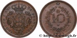 AÇORES 10 Réis frappe pour Charles Ier 1901 
