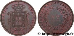 PORTUGAL - ROYAUME DU PORTUGAL - LOUIS Ier 20 (XX) Réis  1871  SUP 