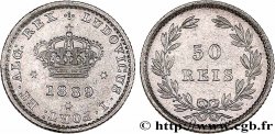 PORTUGAL - ROYAUME DU PORTUGAL - LOUIS Ier 50 Réis  1889  AU 