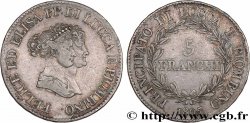 ITALIEN - FÜRSTENTUM LUCQUES UND PIOMBINO - FÉLIX BACCIOCHI AND ELISA BONAPARTE 5 Franchi - moyens bustes 1805 Florence