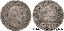 GRÈCE 1/4 Drachme Othon 1834 Paris  TB+ 