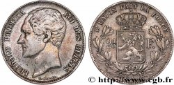 BELGIQUE 2 1/2 Francs grosse tête nue Léopold Ier 1849 Bruxelles