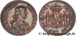 MEXIQUE - FERDINAND VII 1/2 Real  1813 Mexico TTB+ 
