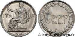 ITALY 1 Lira (Buono da L.1) Italie assise 1922 Rome - R
