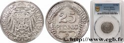 ALLEMAGNE 25 Pfennig Empire aigle impérial 1910 Munich