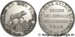 ALLEMAGNE - ANHALT Thaler des Mines 1852 Berlin SUP 