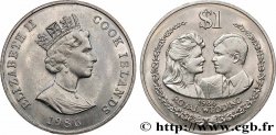 COOK ISLANDS 1 Dollar Mariage du Prince Andrew et de Sarah Ferguson 1986 