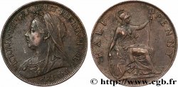 UNITED KINGDOM 1/2 Penny Victoria “old head” 1899 Londres