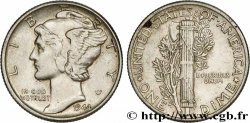 UNITED STATES OF AMERICA 1 Dime Mercury 1944 Philadelphie