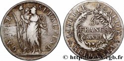 ITALIE - GAULE SUBALPINE 5 Francs an 10 1802 Turin TB 