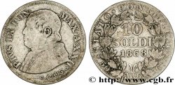 VATICAN AND PAPAL STATES 10 Soldi (50 Centesimi) Pie IX an XXII 1868 Rome