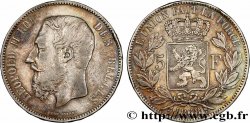 BELGIQUE 5 Francs Léopold II 1868 
