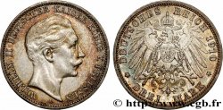 ALLEMAGNE - PRUSSE 3 Mark Guillaume II 1910 Berlin TTB 