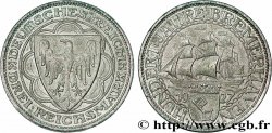 ALLEMAGNE 3 Reichsmark centenaire de la fondation de Bremenhaven 1927 Berlin