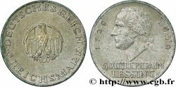 ALLEMAGNE 3 Reichsmark Gotthold Ephraim Lessing 1929 Berlin