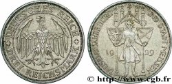 ALLEMAGNE 3 Reichsmark 1000e anniversaire de la fondation de Meissen 1929 