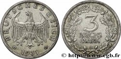 ALLEMAGNE 3 Reichsmark 1931 Berlin
