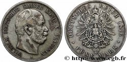 GERMANY - KINGDOM OF PRUSSIA - WILLIAM I 5 Mark  1876 Berlin
