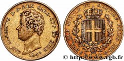 ITALY - KINGDOM OF SARDINIA - CHARLES-ALBERT 20 Lire  1849 Gênes