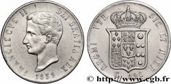 ITALIE - ROYAUME DES DEUX-SICILES - FRANÇOIS II 120 Grana  1859 Naples TTB 