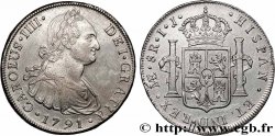 PERÚ - CARLOS IV 8 Reales 1791 Lima MBC 