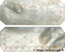 CHINE Jeton de jeux en nacre XIXe 