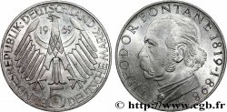 GERMANY 5 Mark Théodor Fontane 1969 Karlsruhe