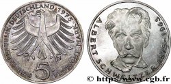 GERMANY 5 Mark Proof Albert Schweitzer 1975 Karlsruhe 