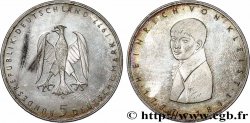 GERMANY 5 Mark proof Heinrich von Kleist 1977 Karlsruhe