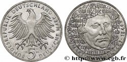 ALLEMAGNE 5 Mark Proof Martin Luther 1983 Karlsruhe SPL 