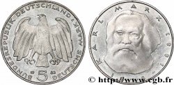 ALLEMAGNE 5 Mark Proof Karl Marx 1983 Hambourg SUP 
