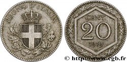 ITALIE 20 Centesimi écu 1919 Rome - R