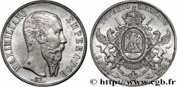 MEXIQUE - MAXIMILIEN Ier 1 Peso  1866 Mexico TTB 
