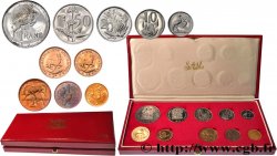 SUDAFRICA PROOF set 10 monnaies 1/2 cent à 2 rand 1978 Pretoria