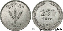 ISRAEL 250 Prutah 1949 Heaton