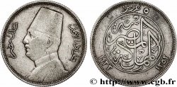 ÄGYPTEN 5 Piastres Fouad Ier AH1352 1933 