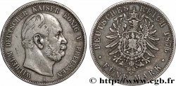 GERMANY - KINGDOM OF PRUSSIA - WILLIAM I 5 Mark  1876 Berlin
