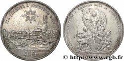 SUIZA 5 Francs, monnaie de Tir, Fribourg 1881 