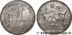 SUIZA 5 Francs, concours de Tir de Lugano 1883 