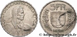 SUIZA 5 Francs berger 1925 Berne