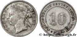 INSEDIAMENTI DELLO STRETTO 10 Cents Victoria 1899 