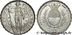 SUIZA 5 Francs, monnaie de Tir, Fribourg 1934 Le Locle